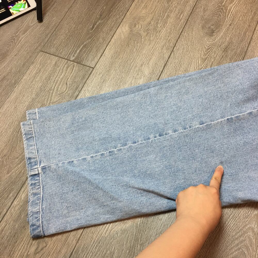 NWT Madewell Emmett Wide-Leg Light Blue Jeans W 33 - Picture 3 of 11